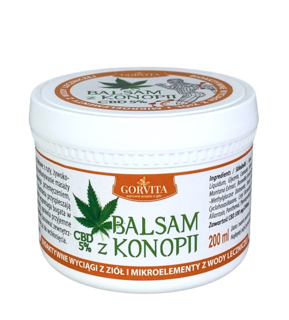 GORVITA Balsam z konopii 200ml