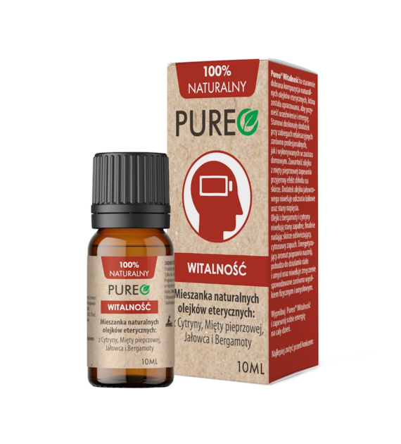 PUREO Witalność - mieszanka naturalnych olejków eterycznych 10 ml