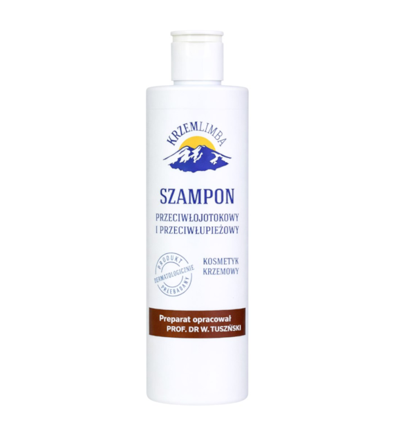 Szampon krzemowy przeciwłojotokowy i przeciwłupieżowy 250ml KRZEMLIMBA