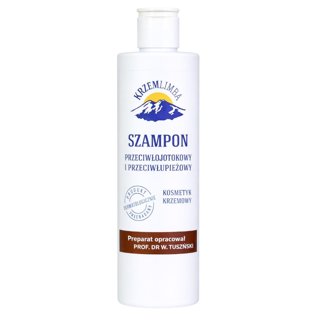 Szampon krzemowy przeciwłojotokowy i przeciwłupieżowy 250ml KRZEMLIMBA