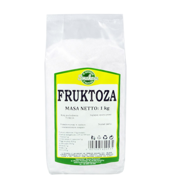 SMAKOSZ Fruktoza krystaliczna 1kg