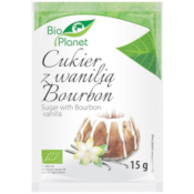 BIO PLANET Cukier z wanilią Bourbon BIO 15g
