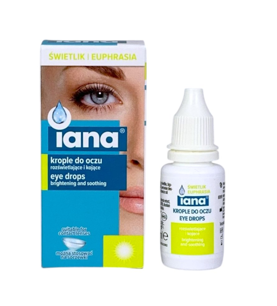 IANA Krople do oczu ŚWIETLIK rozświetlające i kojące 10ml STARPHARMA