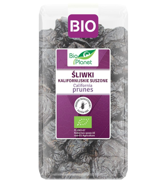 BIO PLANET Śliwki kalifornijskie bez pestek bezglutenowe BIO 400g