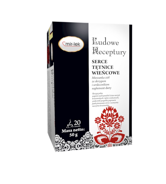 LUDOWE RECEPTURY serce, tętnice wieńcowe 30 saszetek MIR-LEK