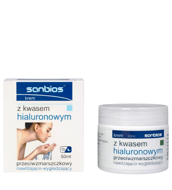 SANBIOS Krem z kwasem hialuronowym 50ml