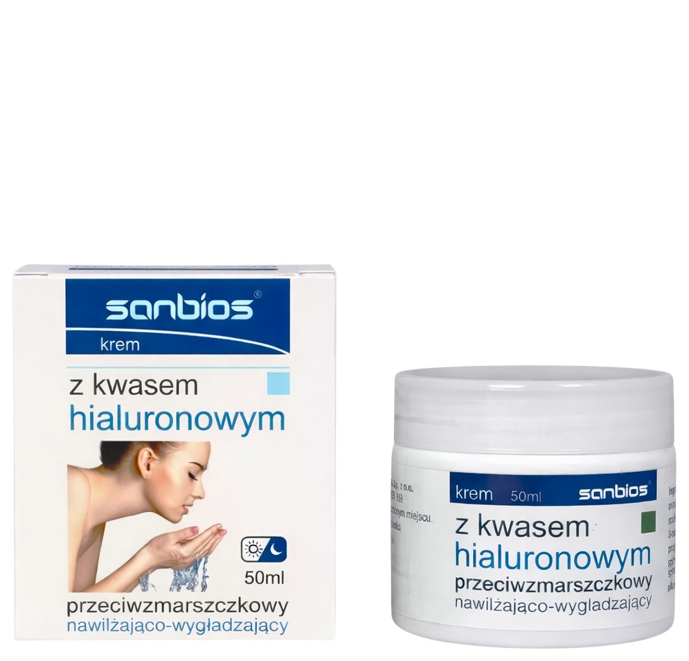 SANBIOS Krem z kwasem hialuronowym 50ml