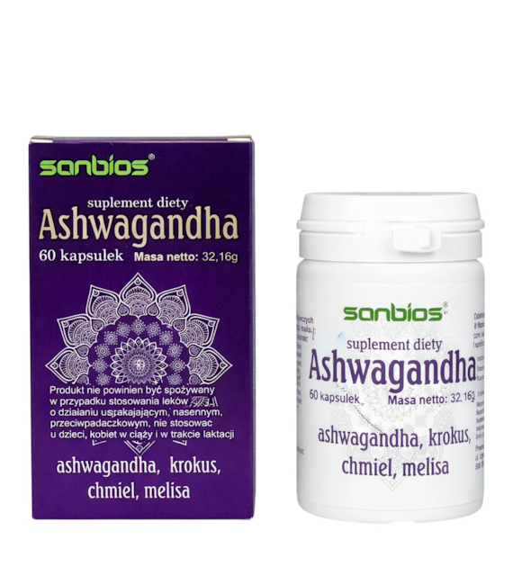 SANBIOS Ashwagandha 60 tabl.