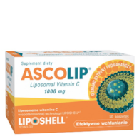 ASCOLIP 1000 mg Liposomalna Witamina C, 30 saszetek