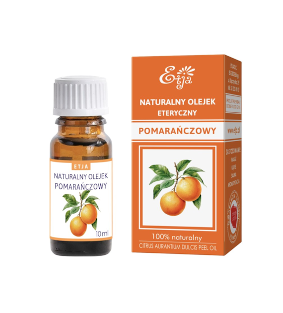 ETJA Olejek eteryczny naturalny - Pomarańczowy 10ml