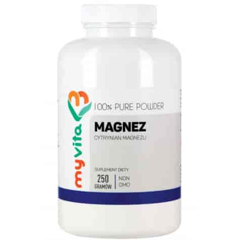 MyVita Magnez w proszku 250g - Cytrynian Magnezu