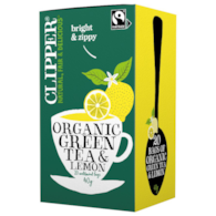CLIPPER Herbata Zielona z cytryną FAIR TRADE BIO 20*2g