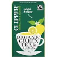 CLIPPER Herbata Zielona z cytryną FAIR TRADE BIO 20*2g