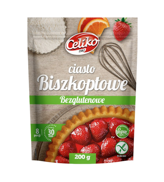Ciasto biszkoptowe mieszanka bezglutenowa 200g CELIKO