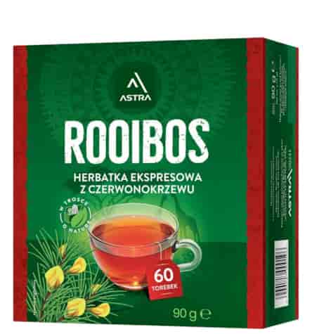 ROOIBOS herbatka z czerwonokrzewu 60*1,5g ASTRA