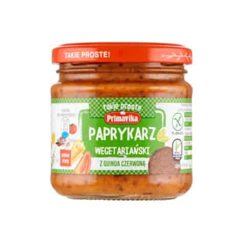 PRIMAVIKA Paprykarz wegetariański z quinoa czerwoną 160g
