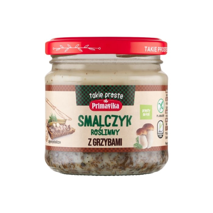 PRIMAVIKA Smalczyk wegetariański z grzybami 160g