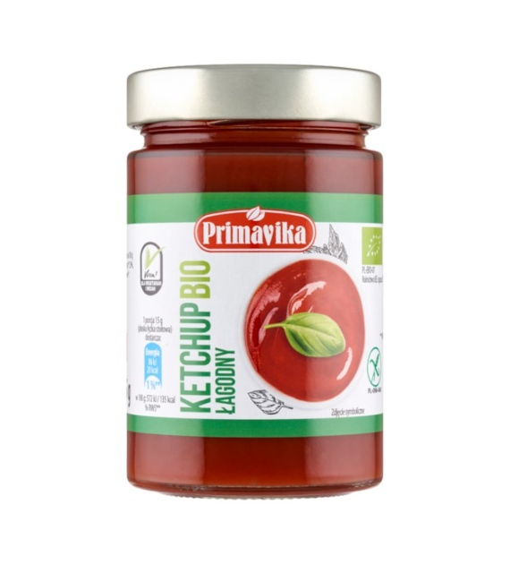 PRIMAVIKA Ketchup łagodny BIO 315g