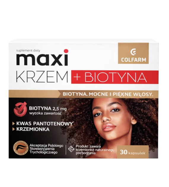 COLFARM Maxi Krzem + Biotyna 30 kaps.
