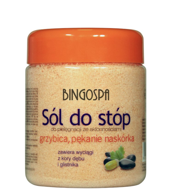 BINGOSPA Sól do stóp grzybica, pękanie naskórka 550g