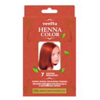 VENITA henna proszek nr 7 miedziany 25g - ziołowa odżywka koloryzująca