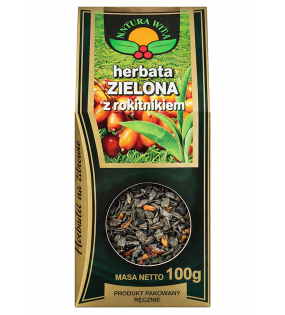NATURA-WITA Herbata zielona z rokitnikiem 100g