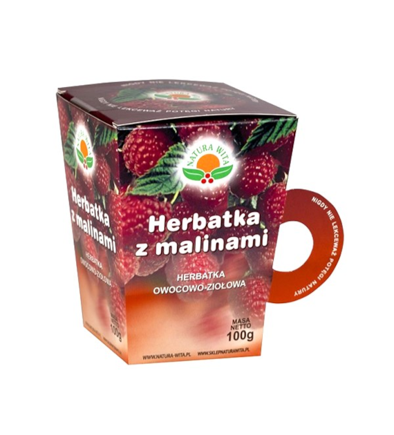 NATURA-WITA Herbatka z Malinami 100g (pudełko)