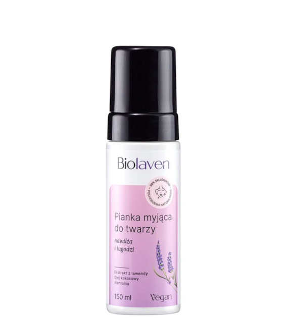BIOLAVEN Pianka myjąca do twarzy 150ml