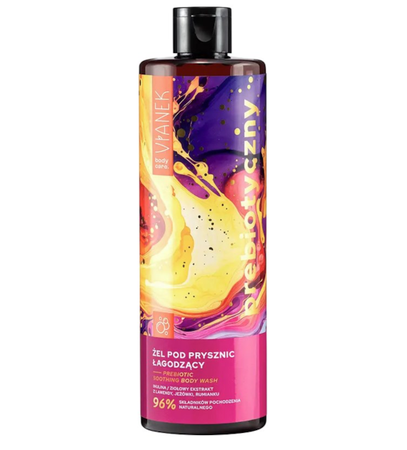 VIANEK Prebiotyczny żel pod prysznic łagodzący 400ml SYLVECO