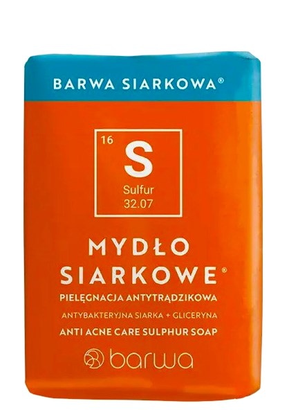 SIARKOWA Mydło siarkowe w kostce 100g BARWA