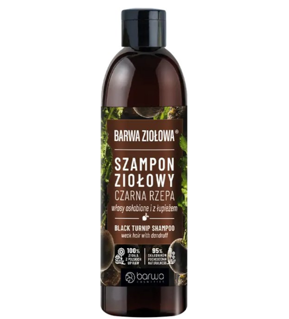 Szampon czarna rzepa do włosów osłabionych i z łupieżem 250ml BARWA ZIOŁOWA