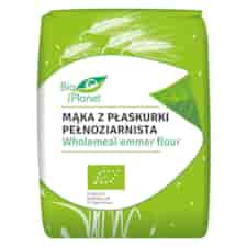 BIO PLANET Mąka z płaskurki pełnoziarnista BIO 1 kg