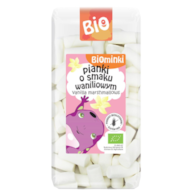 BIOMINKI Pianki o smaku waniliowym bezglutenowe BIO 100g