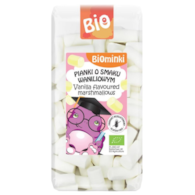 BIOMINKI Pianki o smaku waniliowym bezglutenowe BIO 100g