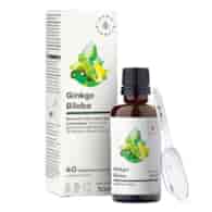 AURA HERBALS Ginkgo Biloba - ekstrakt w płynie 50ml - Miłorząb Japoński