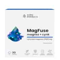 AURA HERBALS MagFuse magnez + cynk 30 saszetek