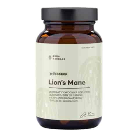 AURA HERBALS Mycodrop Lion's Mane 60 kaps.