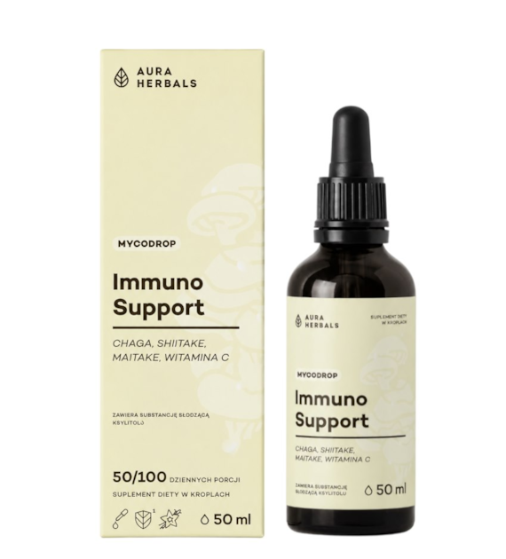 AURA HERBALS Mycodrop Immuno Support krople 50ml