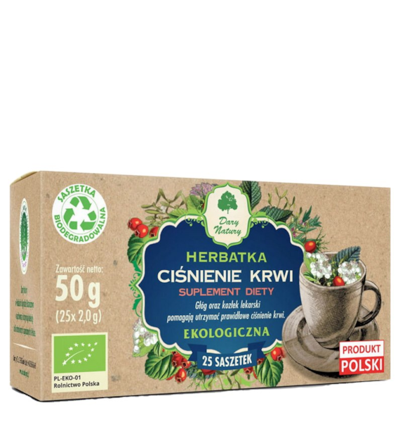 Herbatka Ciśnienie krwi fix BIO 25*2g DARY NATURY
