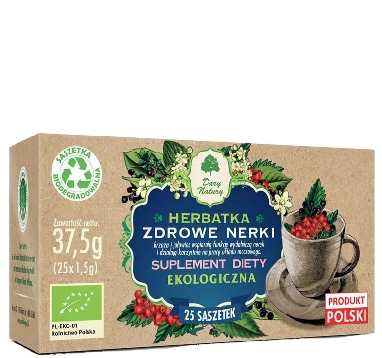 Herbatka Zdrowe Nerki fix BIO 25*1,5g DARY NATURY