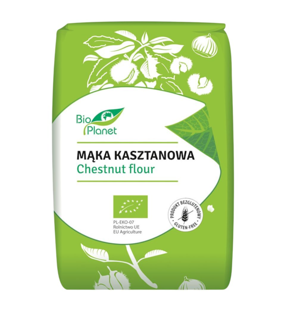 BIO PLANET Mąka kasztanowa bezglutenowa BIO 400g