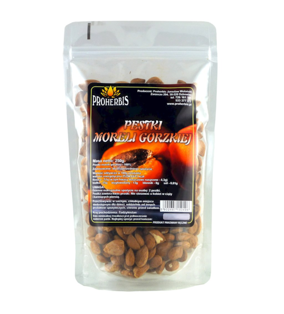 PROHERBIS Pestki moreli gorzkiej 250g