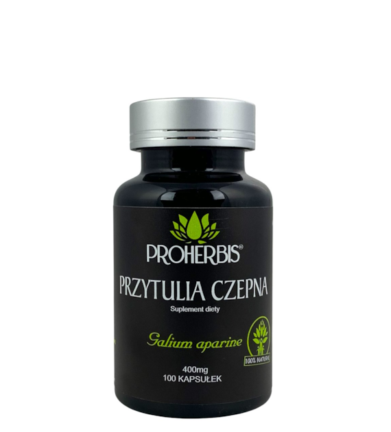 PROHERBIS Przytulia czepna 400mg, 100 kapsułek