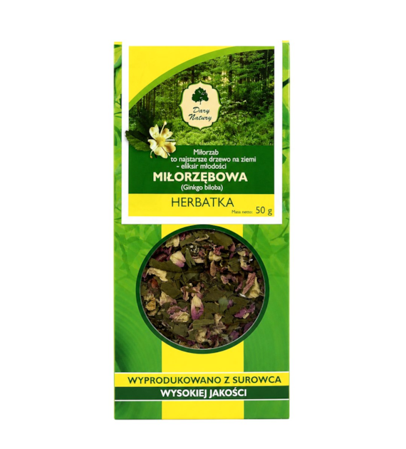 Herbatka Miłorzębowa 50g DARY NATURY
