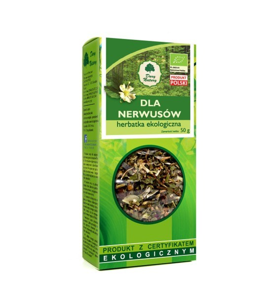 Herbatka Dla nerwusów BIO 50g DARY NATURY