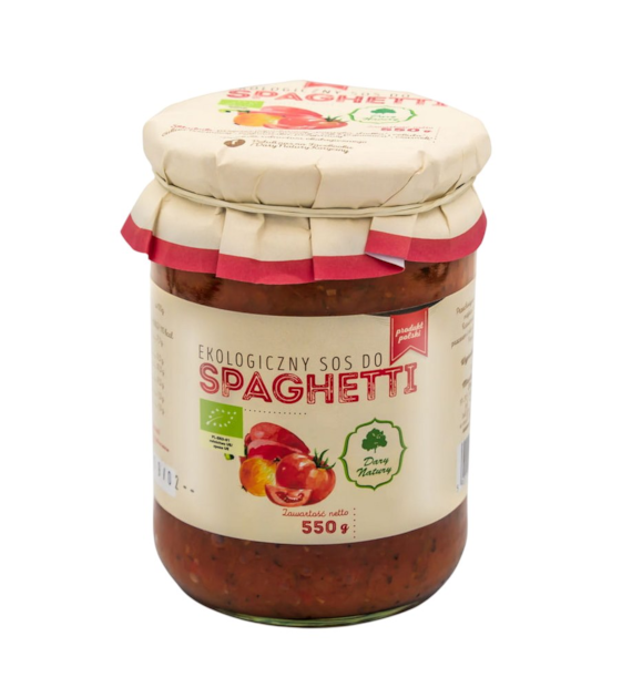 Sos do spaghetti BIO 550g DARY NATURY