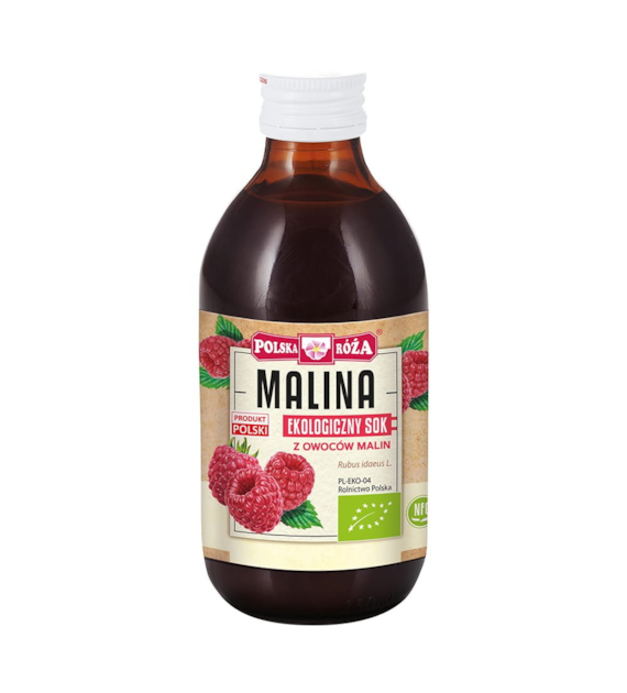 Ekologiczna Malina sok 100% 250ml POLSKA RÓŻA