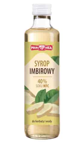 Syrop imbirowy 40% soku 250ml POLSKA RÓŻA