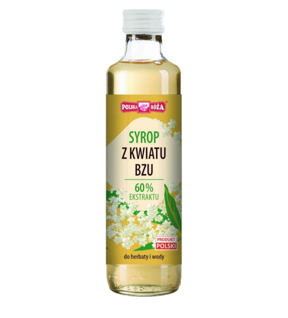 Syrop z kwiatu bzu 250ml (60% ekstraktu) POLSKA RÓŻA