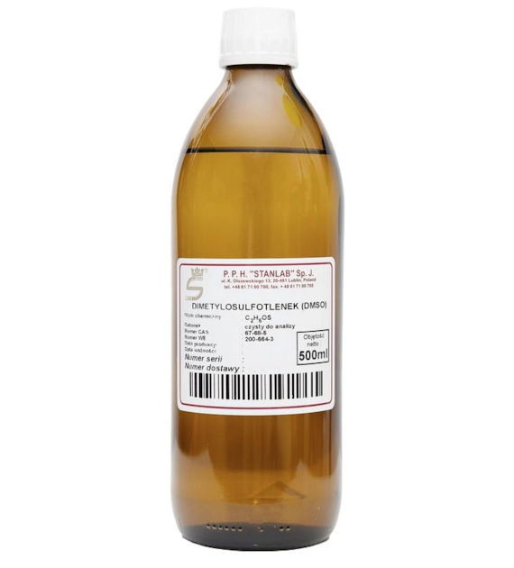 DMSO - Dimetylosulfotlenek 500ml STANLAB